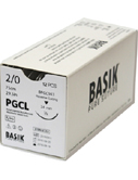 BASIK PGCL Synthetic Absorbable Suture W/Needle - 12/box